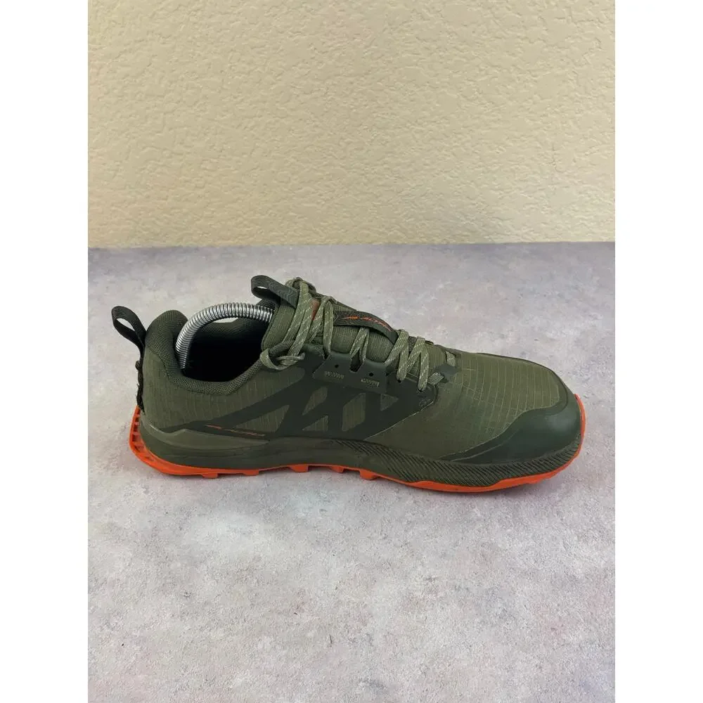 Altra Lone Peak 8 Shoes Mens Size 9 Dusty Olive Orange Trail AL0A85NC315 READ